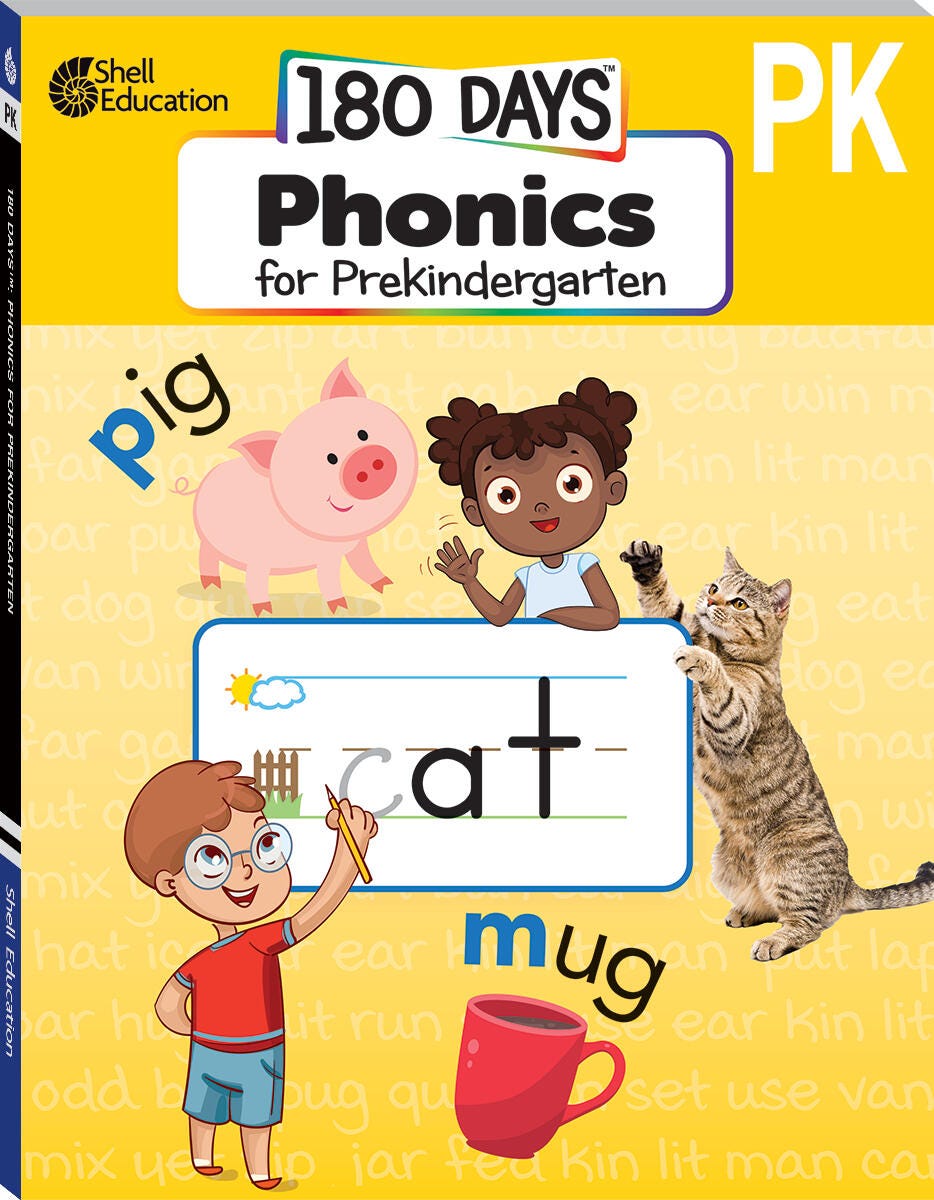 180 Days™: Phonics for Prekindergarten 2161286